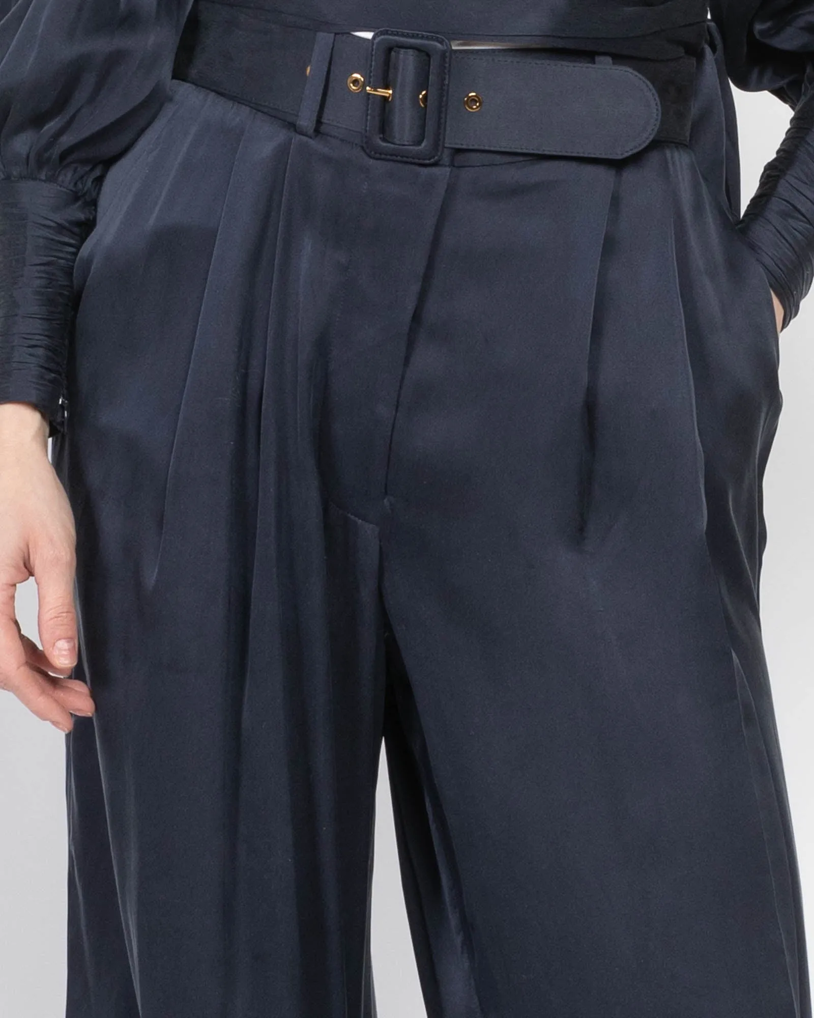 Silk Tuck Pants sold by TNT Fashion product image thumbnail 5