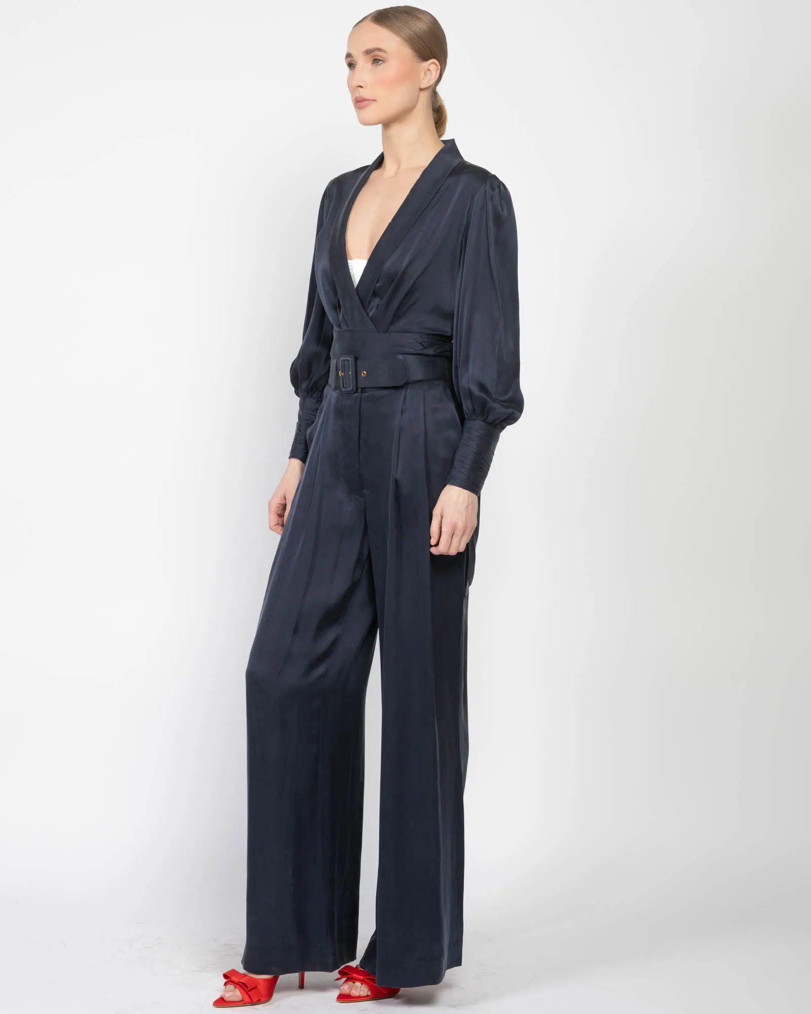 Silk Tuck Pants sold by TNT Fashion product image thumbnail 4