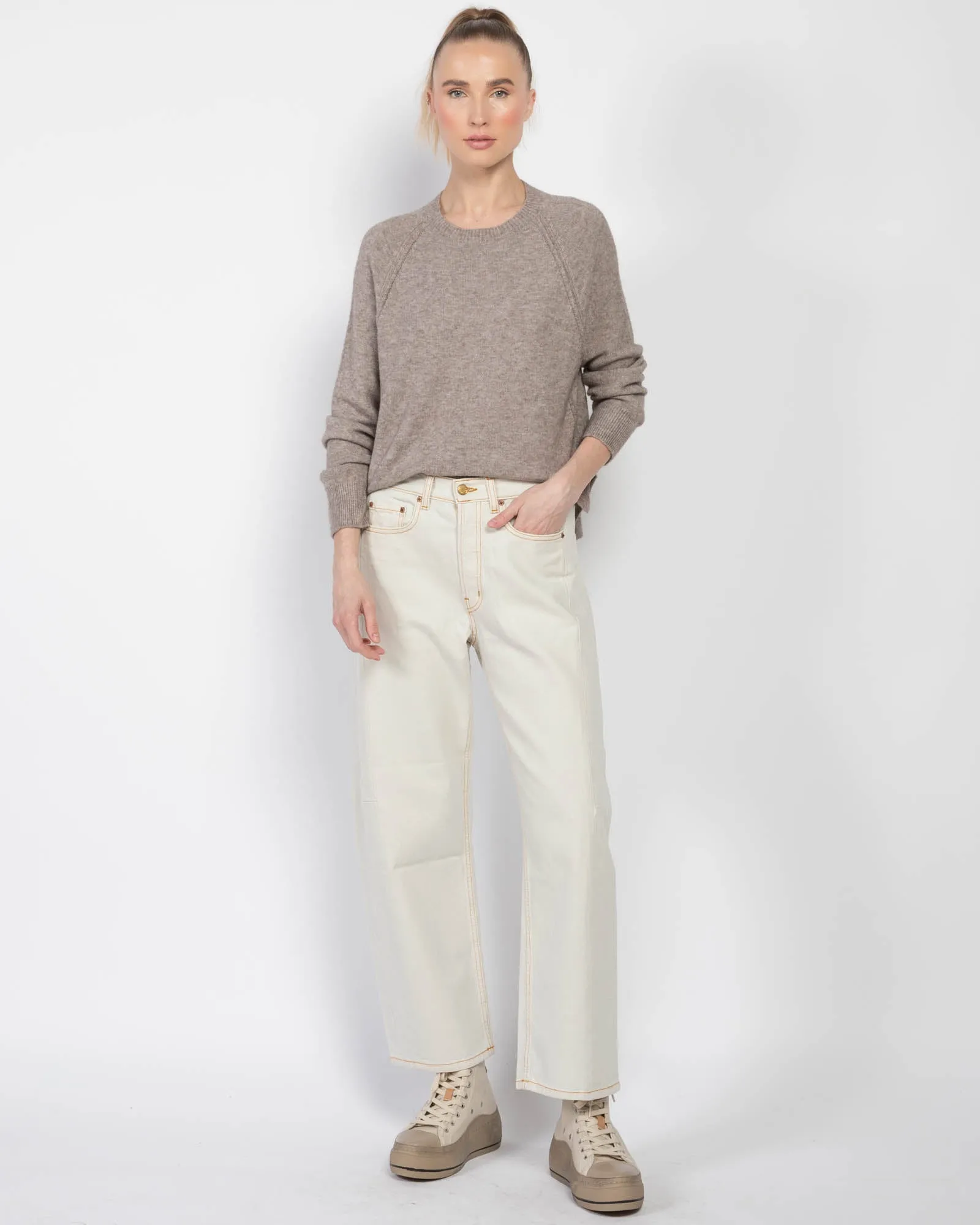 Crop Crewneck Sweater sold by TNT Fashion product image thumbnail 2