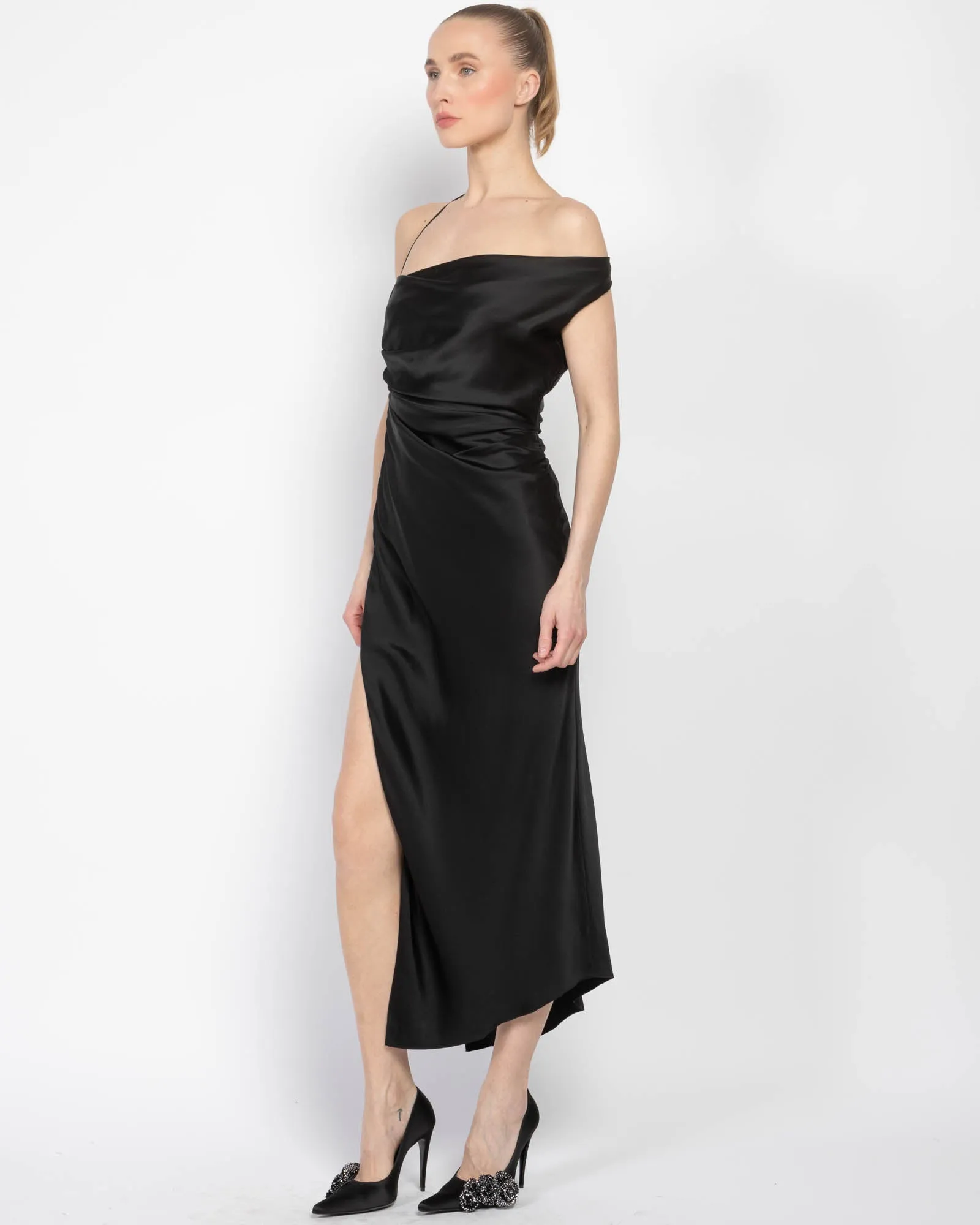 Asymmetrical Bardot Dress sold by TNT Fashion product image thumbnail 4