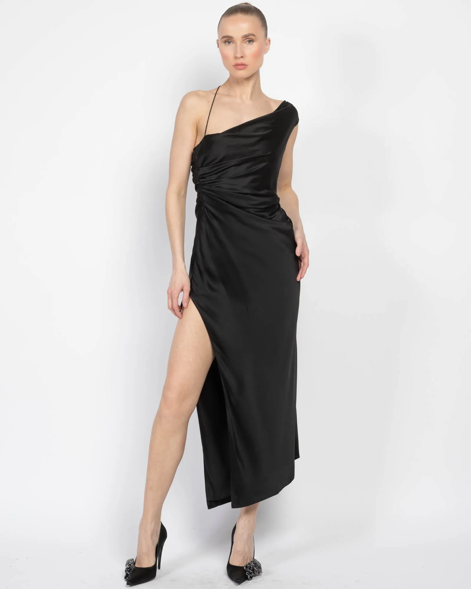 Asymmetrical Bardot Dress sold by TNT Fashion