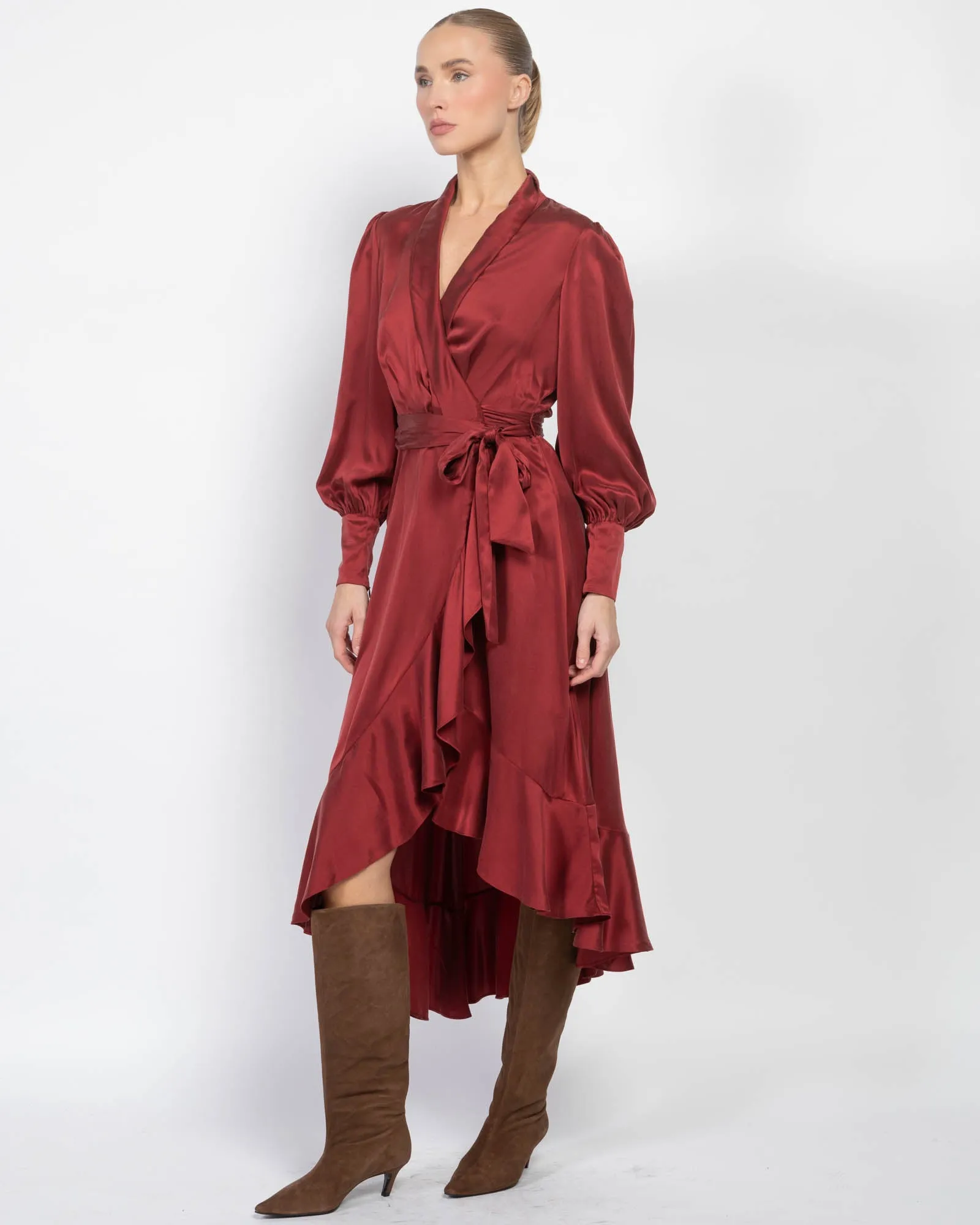 Silk Wrap Dress sold by TNT Fashion product image thumbnail 4