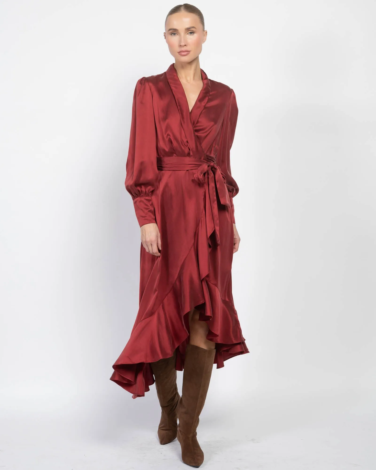 Silk Wrap Dress sold by TNT Fashion product image thumbnail 3