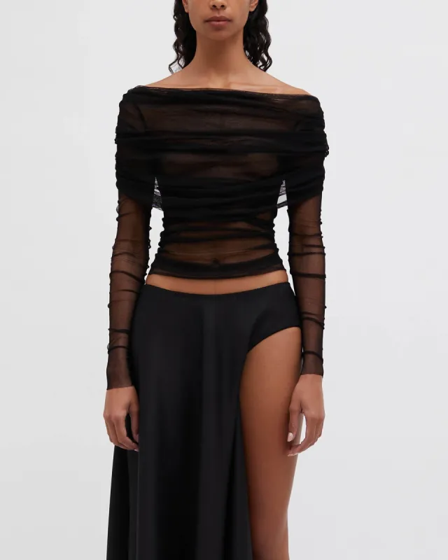 Veiled Top sold by TNT Fashion