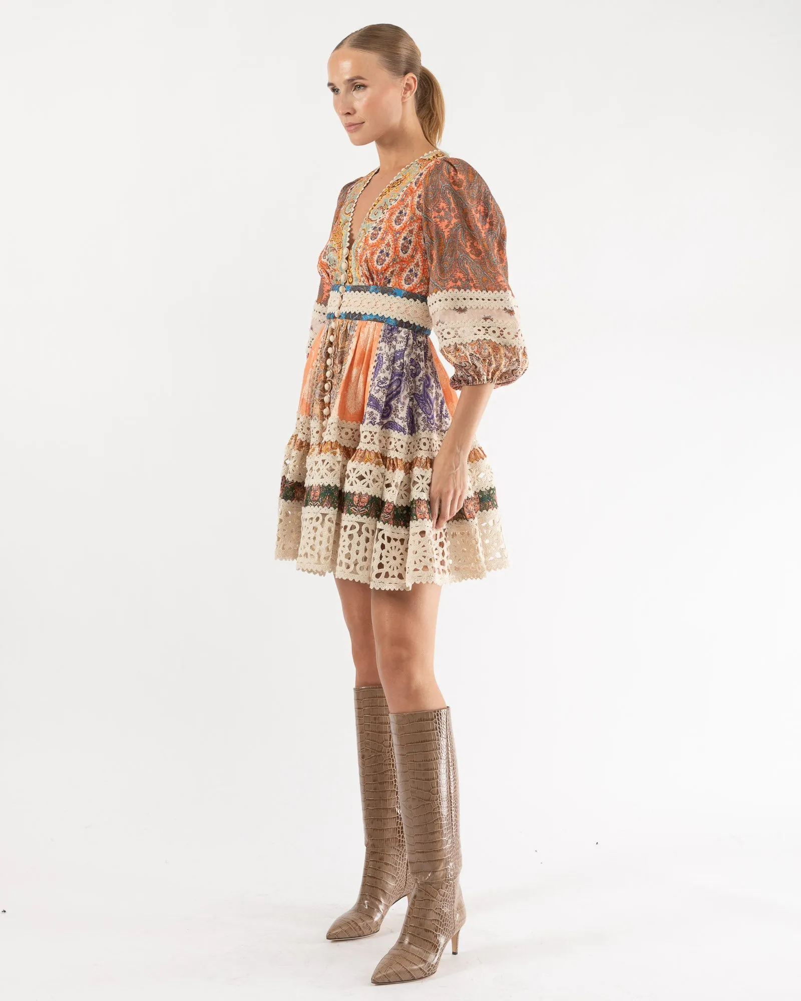 Splice Mini Dress sold by TNT Fashion product image thumbnail 4