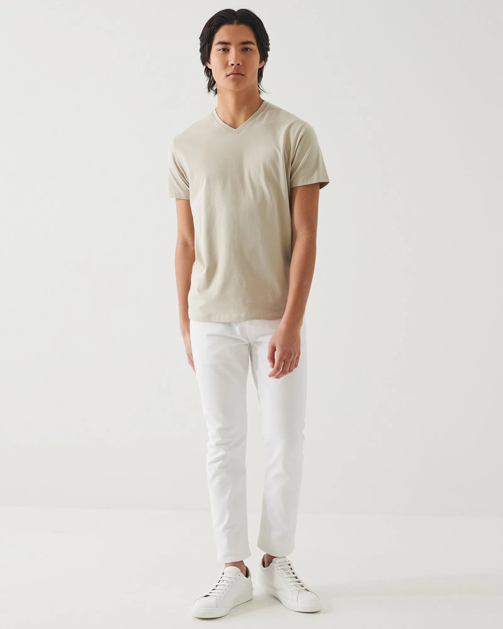 V-Neck Stretch Tee sold by TNT Fashion product image thumbnail 2