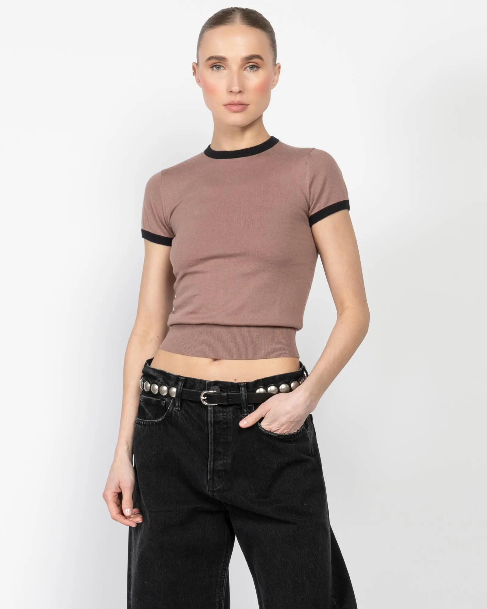 Chloe Knit T-Shirt sold by TNT Fashion