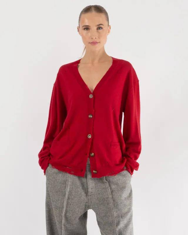Distressed Edge Cardigan sold by TNT Fashion