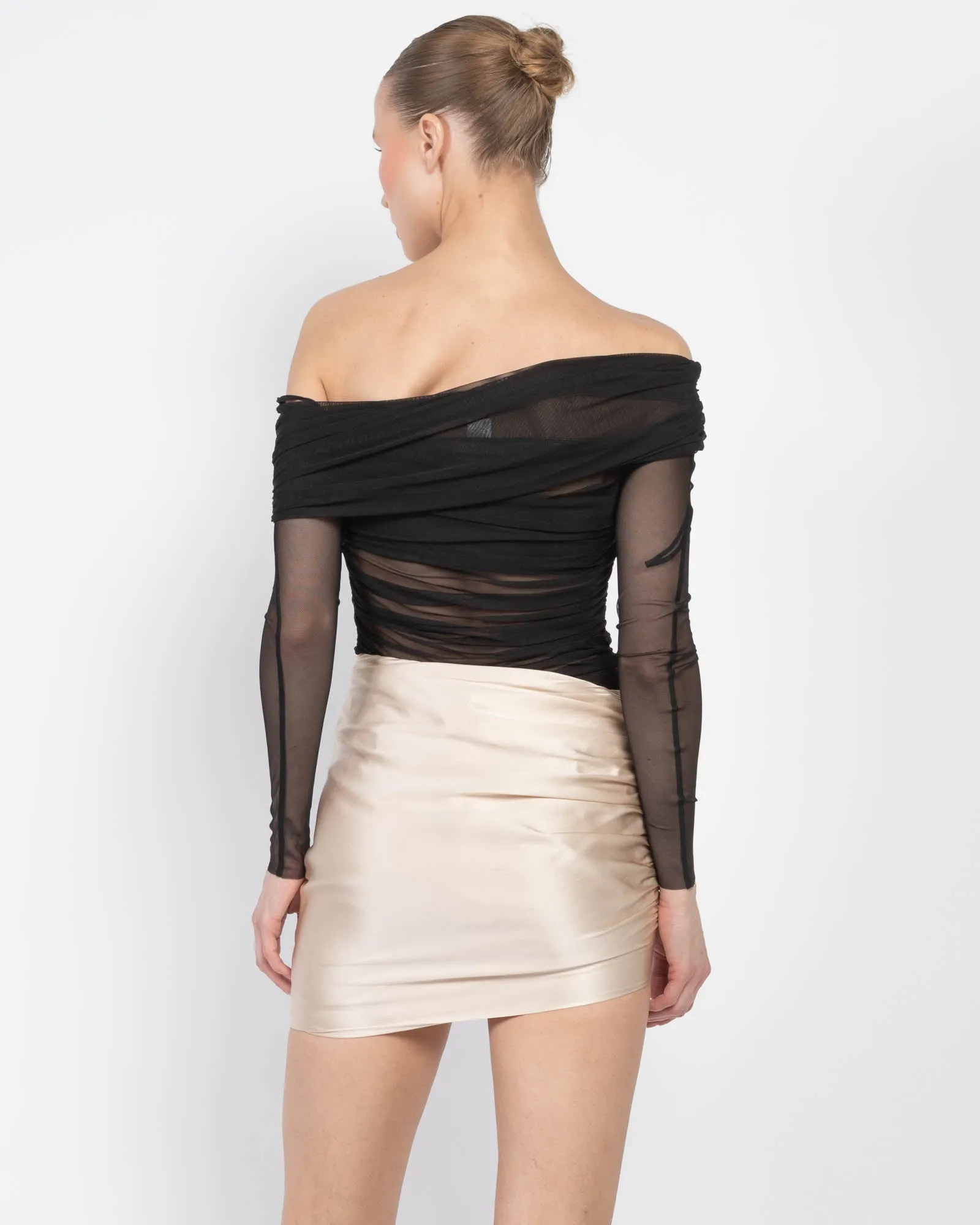 Long Sleeve Asymmetrical Top sold by TNT Fashion product image thumbnail 3