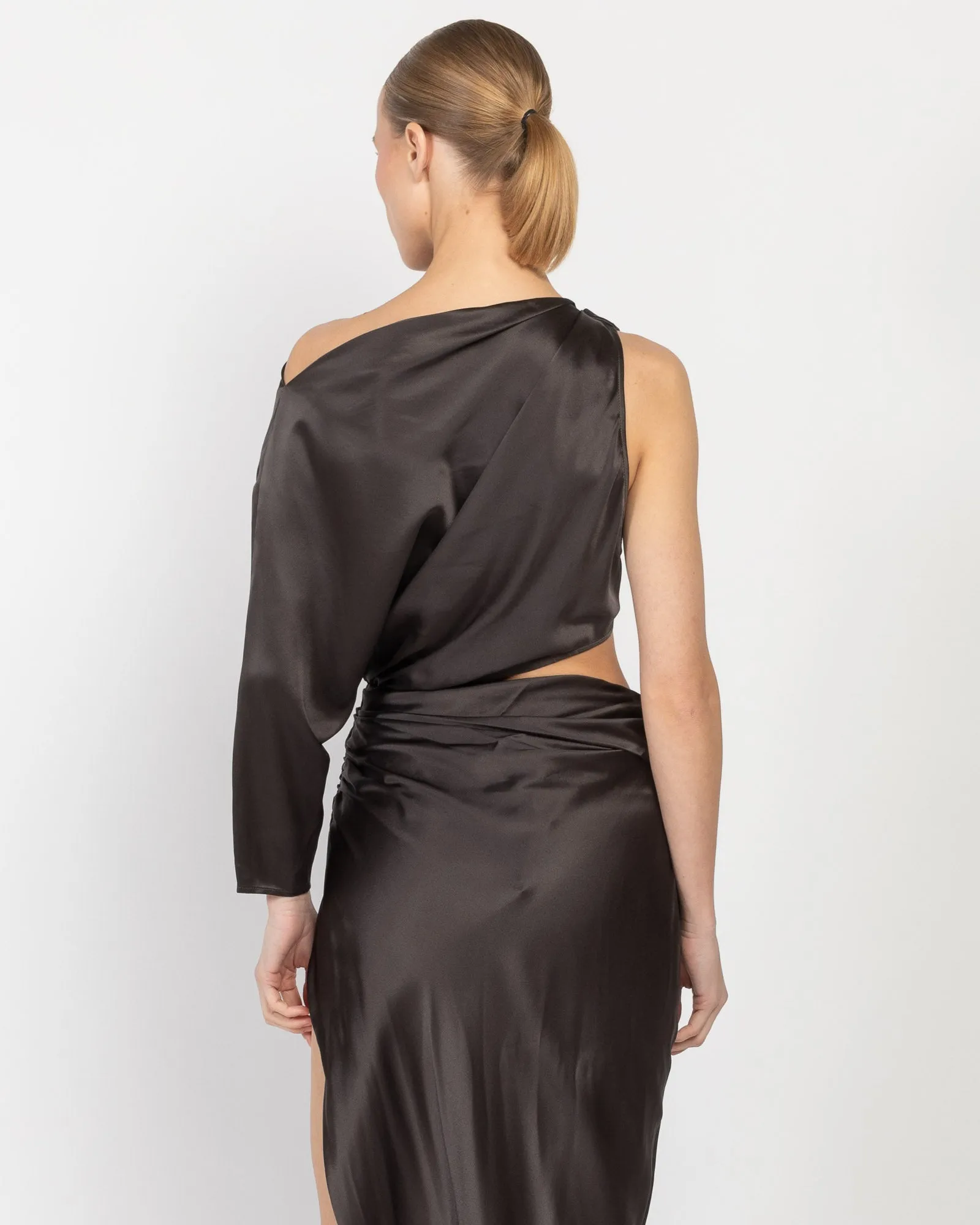 One Sleeve Drape Dress sold by TNT Fashion product image thumbnail 2