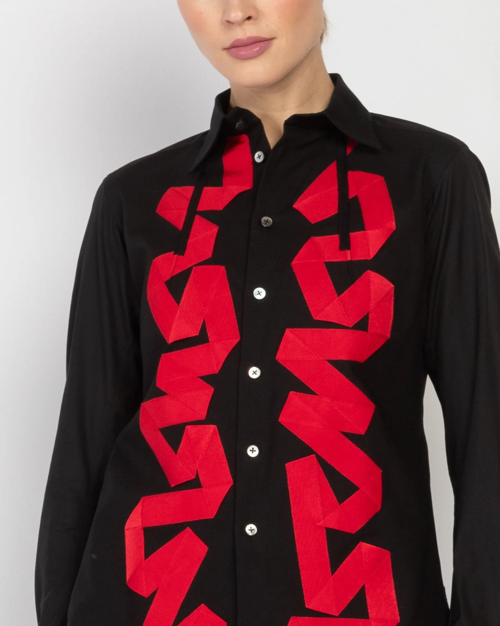 Ribbon Work Shirt sold by TNT Fashion product image thumbnail 5