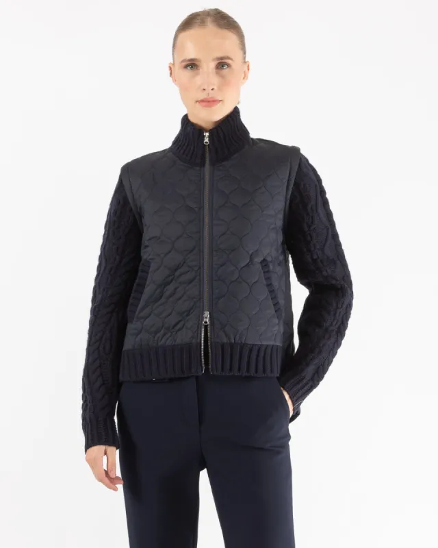 Patra Mixed-Media Jacket sold by TNT Fashion