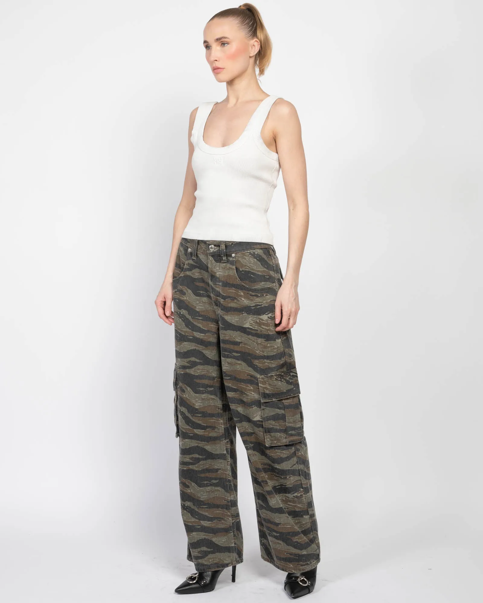 Camo Bagged Out Pocket Jeans sold by TNT Fashion product image thumbnail 4