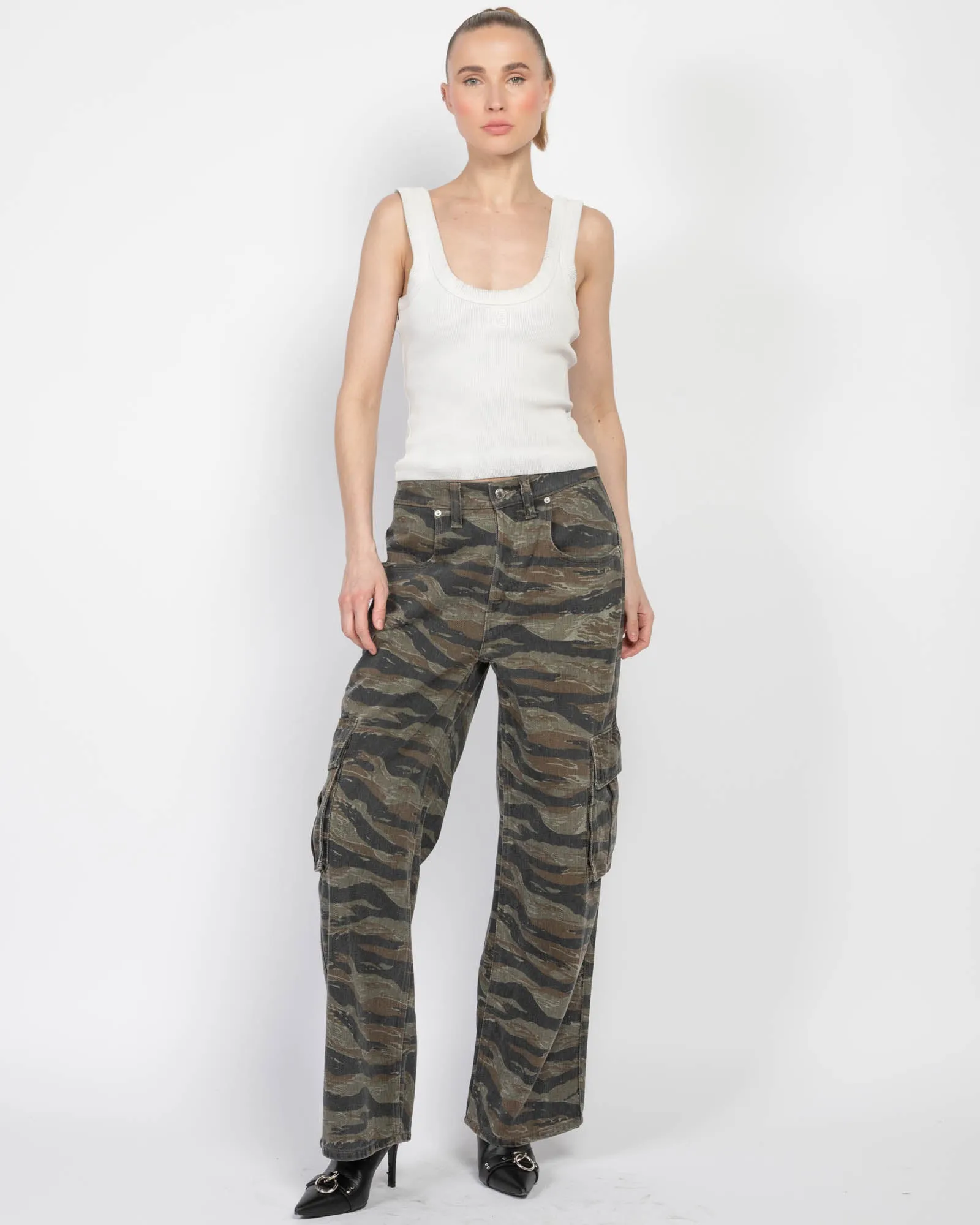 Camo Bagged Out Pocket Jeans sold by TNT Fashion product image thumbnail 2