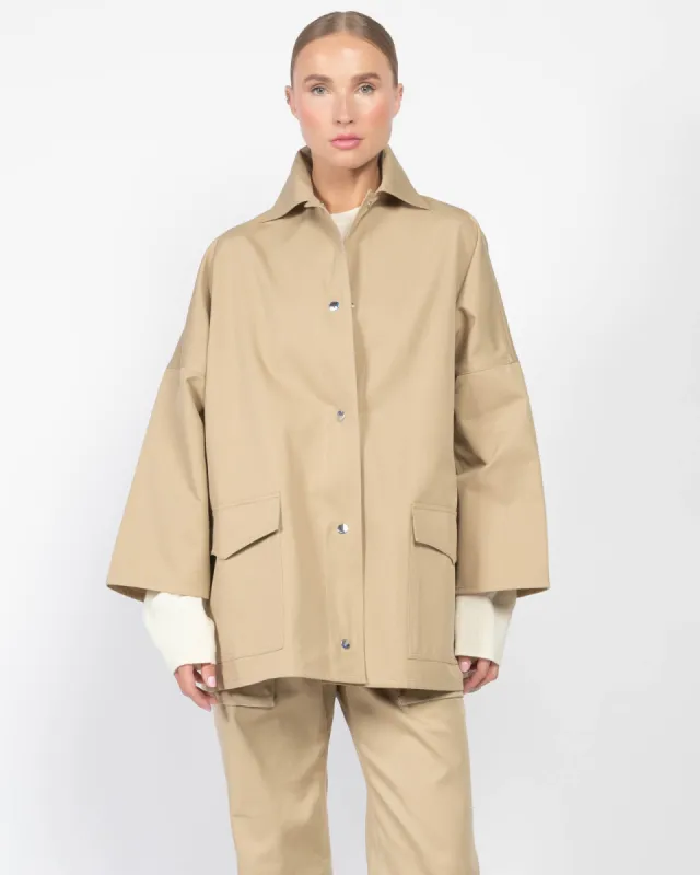 Cotton Twill Oversized Jacket sold by TNT Fashion
