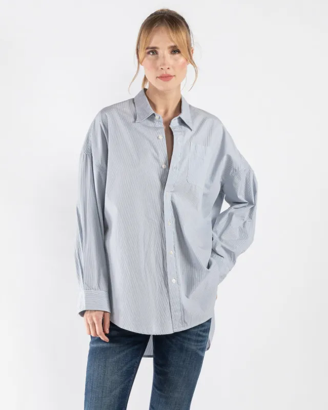 Drop Neck Oxford Shirt sold by TNT Fashion