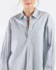 Drop Neck Oxford Shirt sold by TNT Fashion