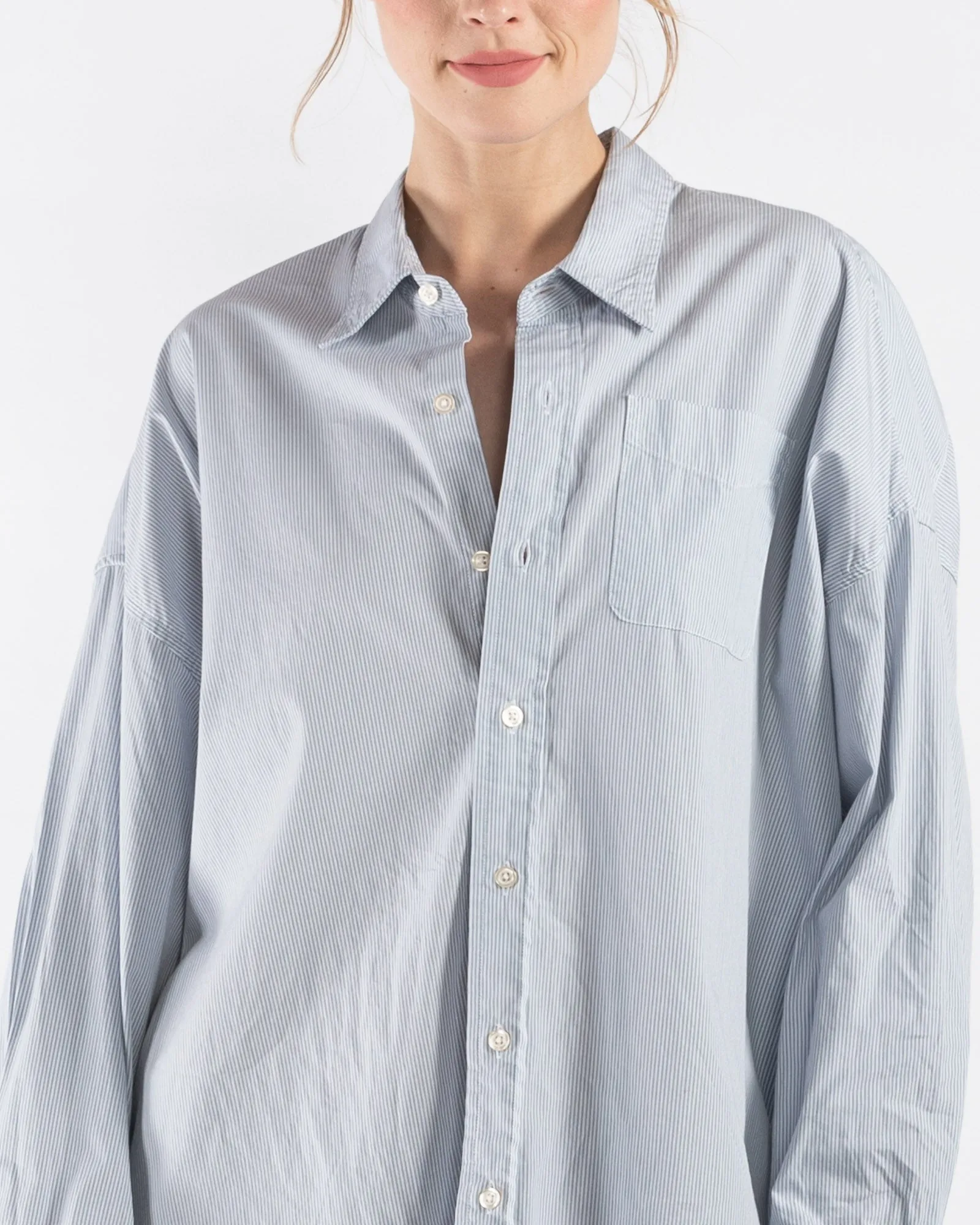 Drop Neck Oxford Shirt sold by TNT Fashion product image thumbnail 4