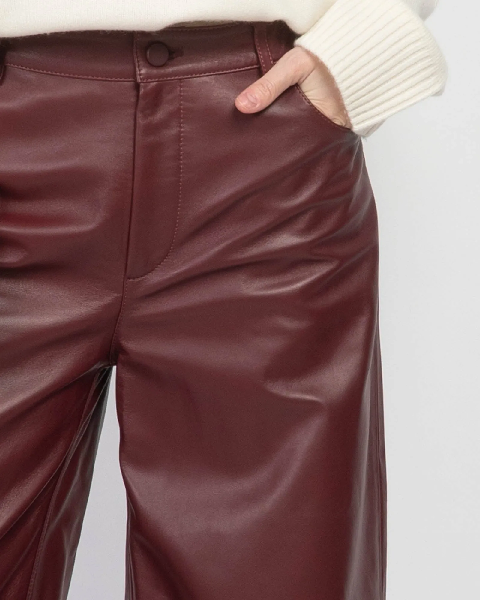 Figari Leather Pants sold by TNT Fashion product image thumbnail 5