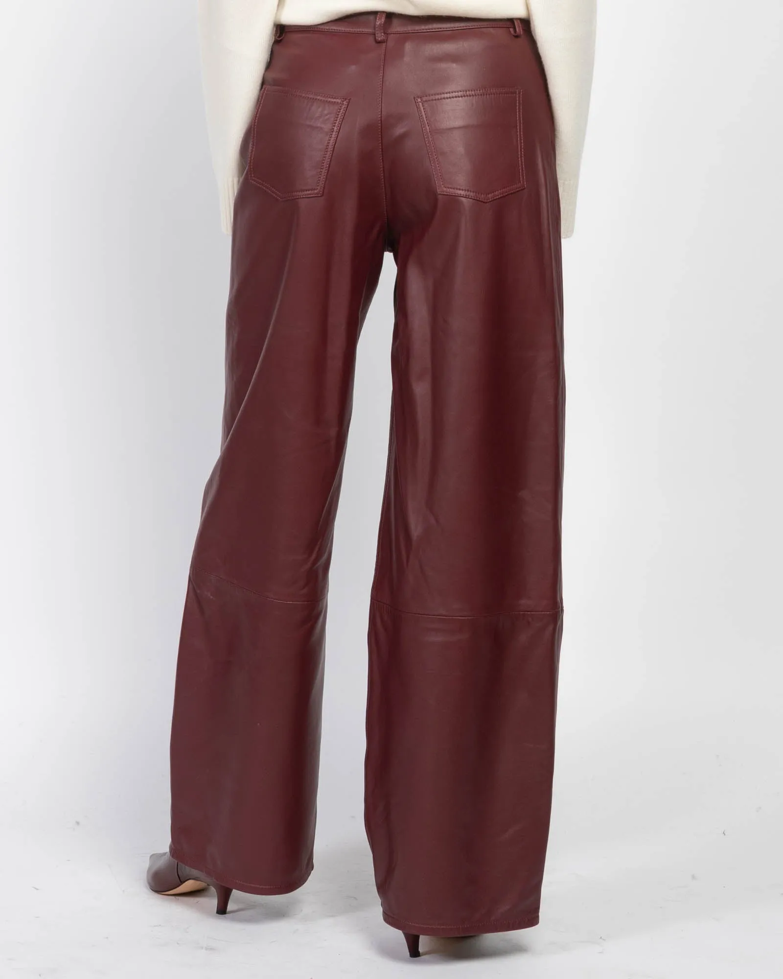 Figari Leather Pants sold by TNT Fashion product image thumbnail 3