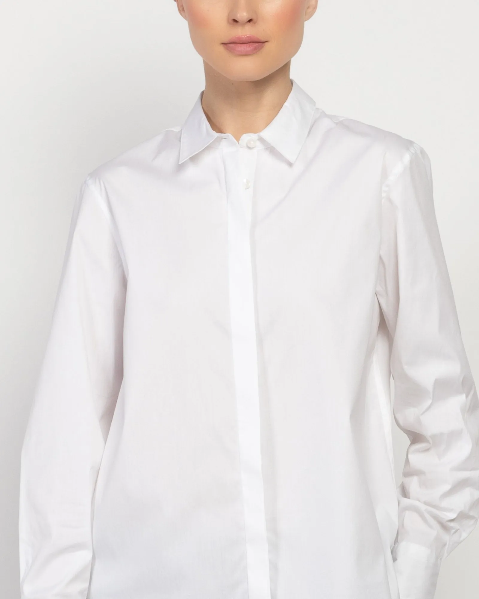Long Sleeve Relaxed Cotton Shirt sold by TNT Fashion product image thumbnail 4