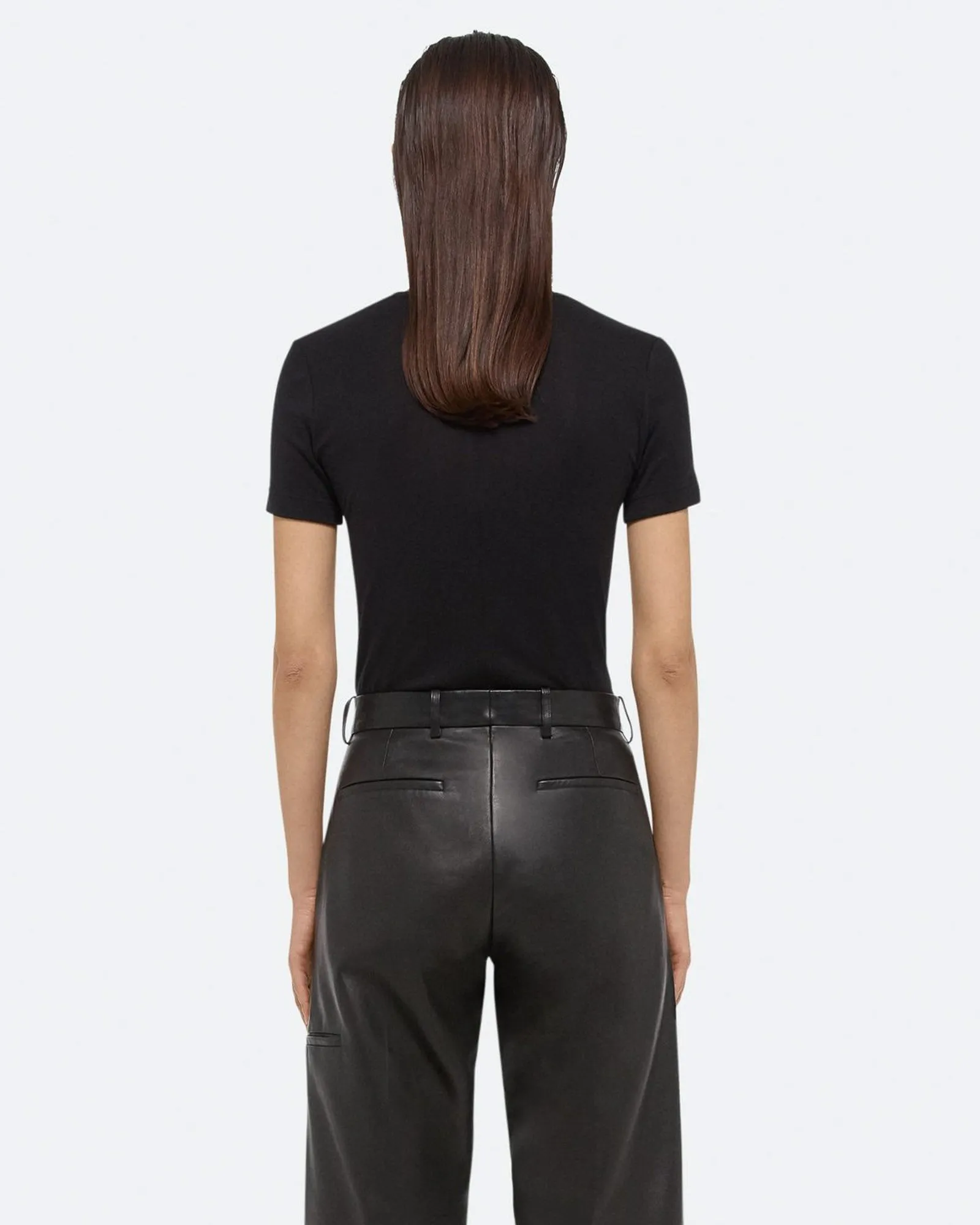 Short Sleeve Rib Tee sold by TNT Fashion product image thumbnail 3