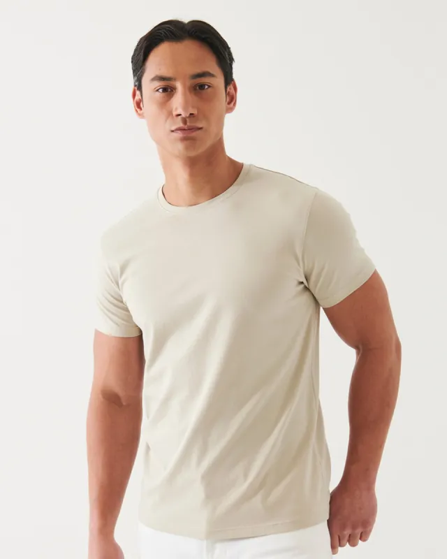 Short Sleeve Stretch Crew Tee sold by TNT Fashion