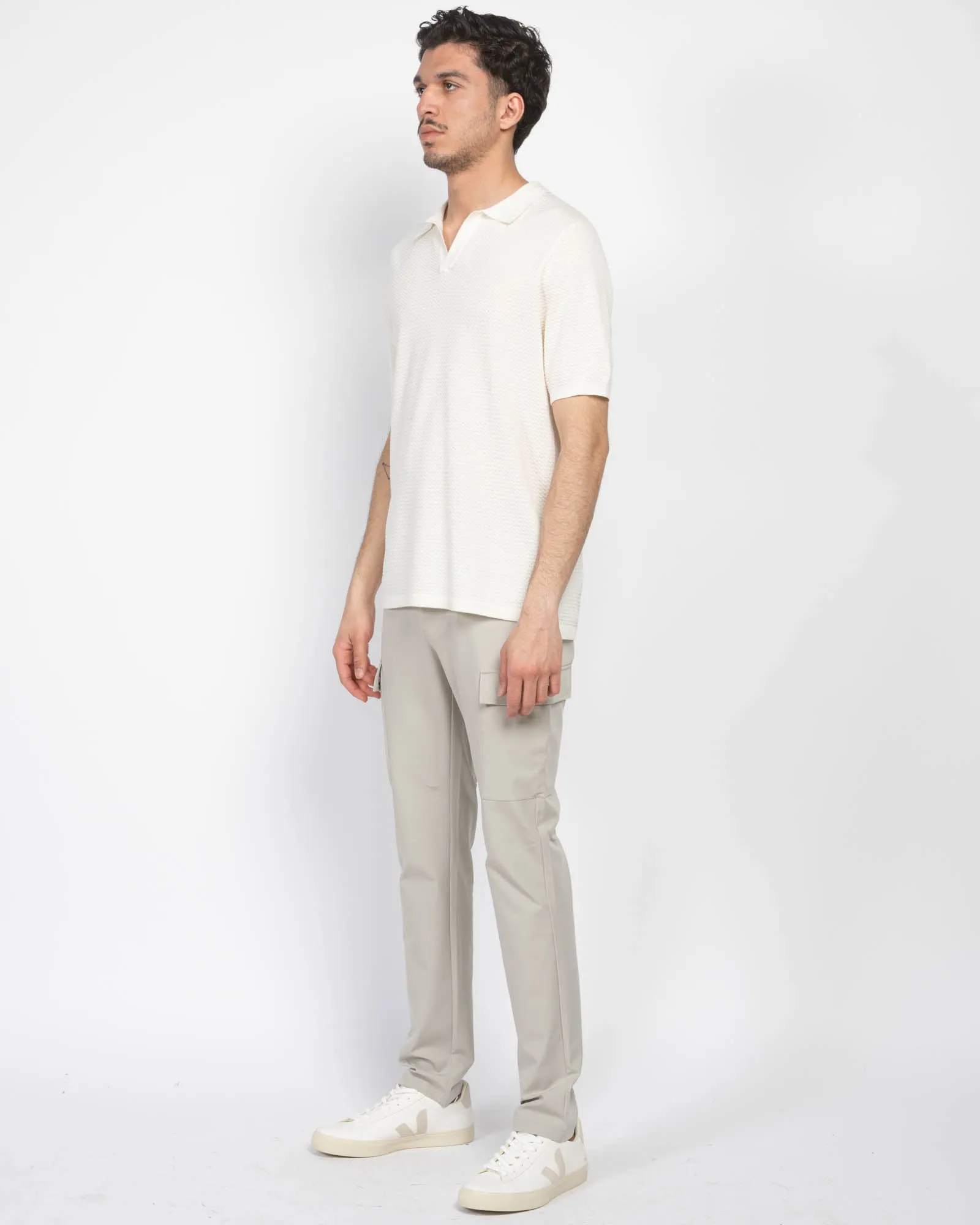 Cotton Cupro Open Polo sold by TNT Fashion product image thumbnail 4