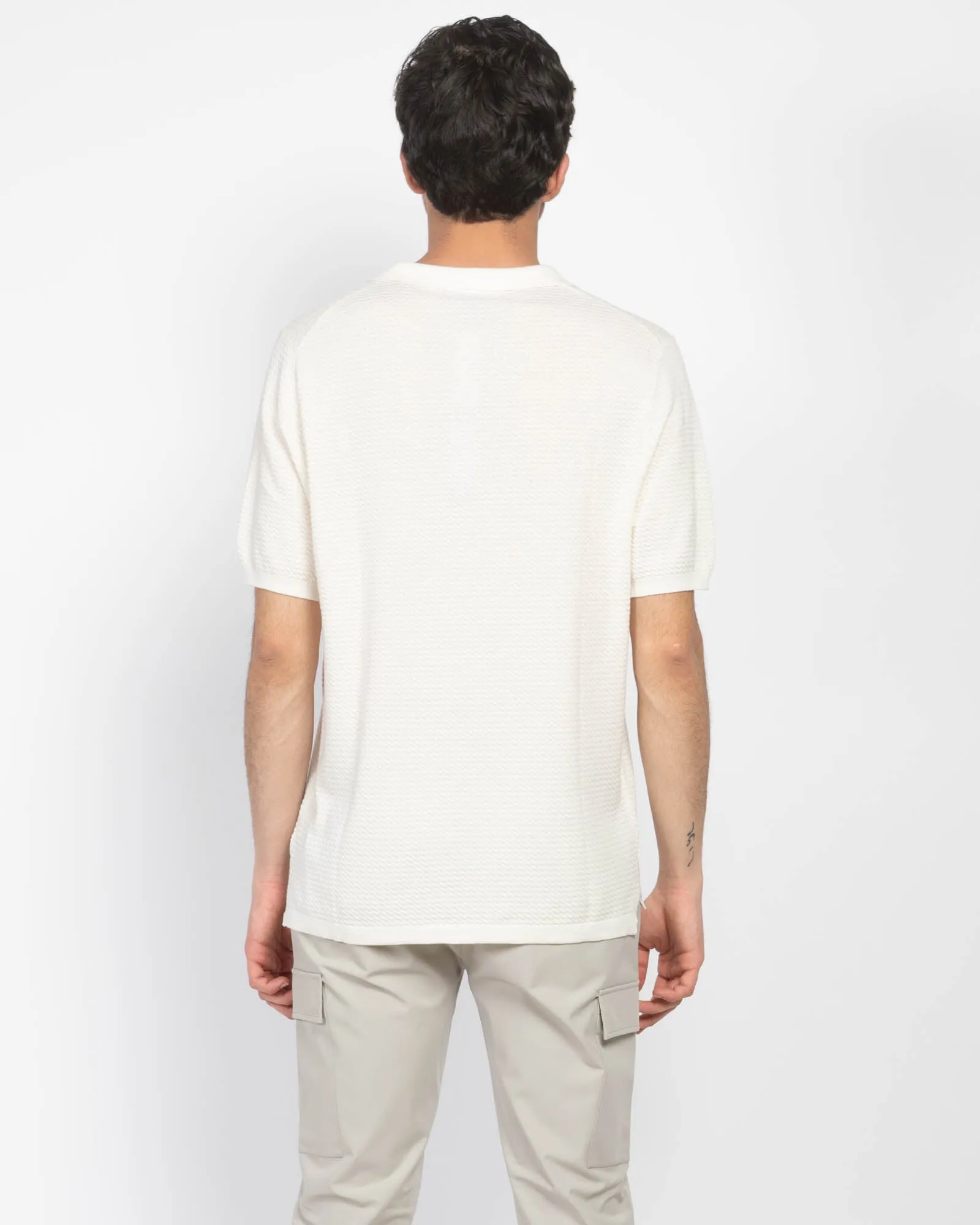 Cotton Cupro Open Polo sold by TNT Fashion product image thumbnail 3