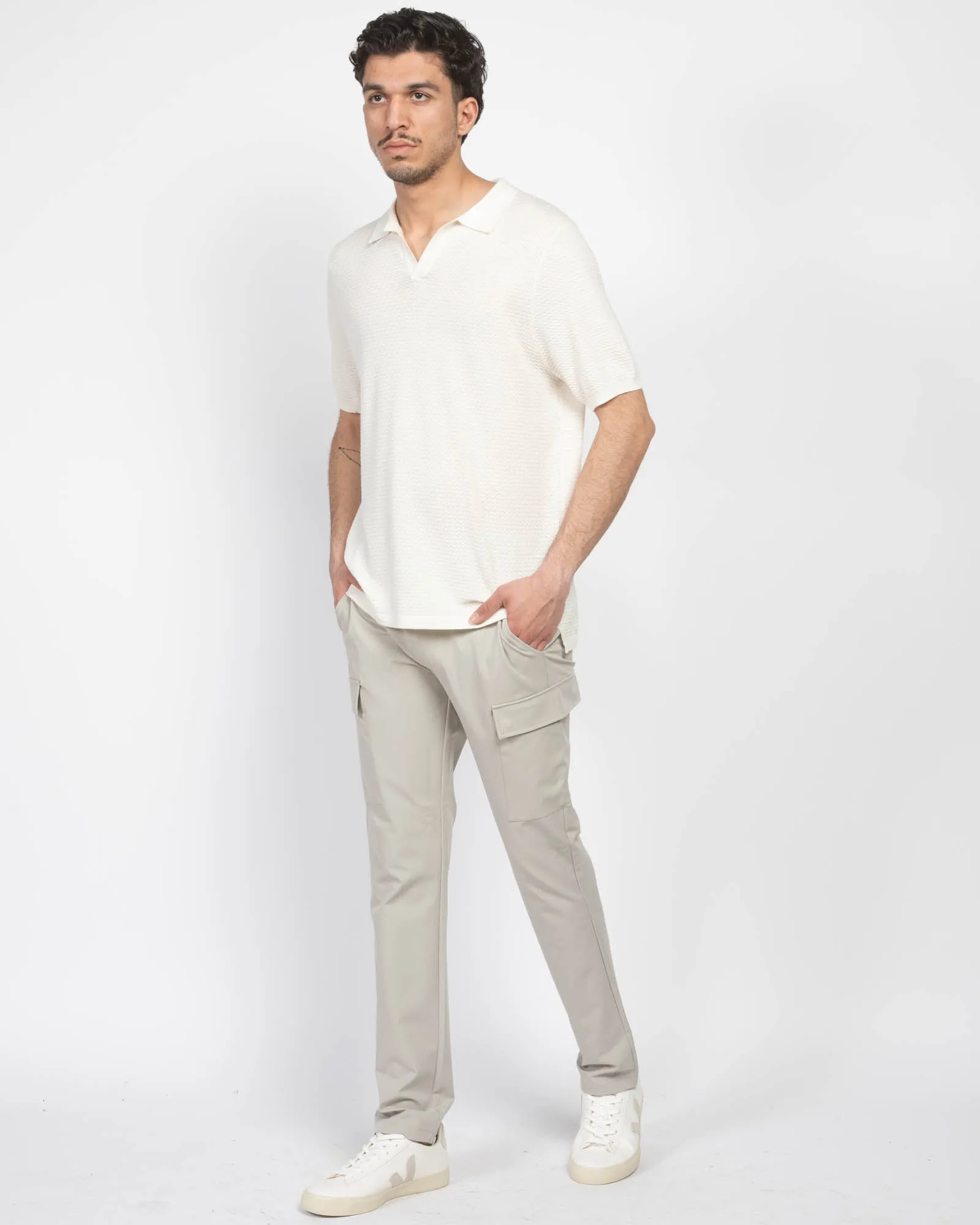 Cotton Cupro Open Polo sold by TNT Fashion product image thumbnail 2