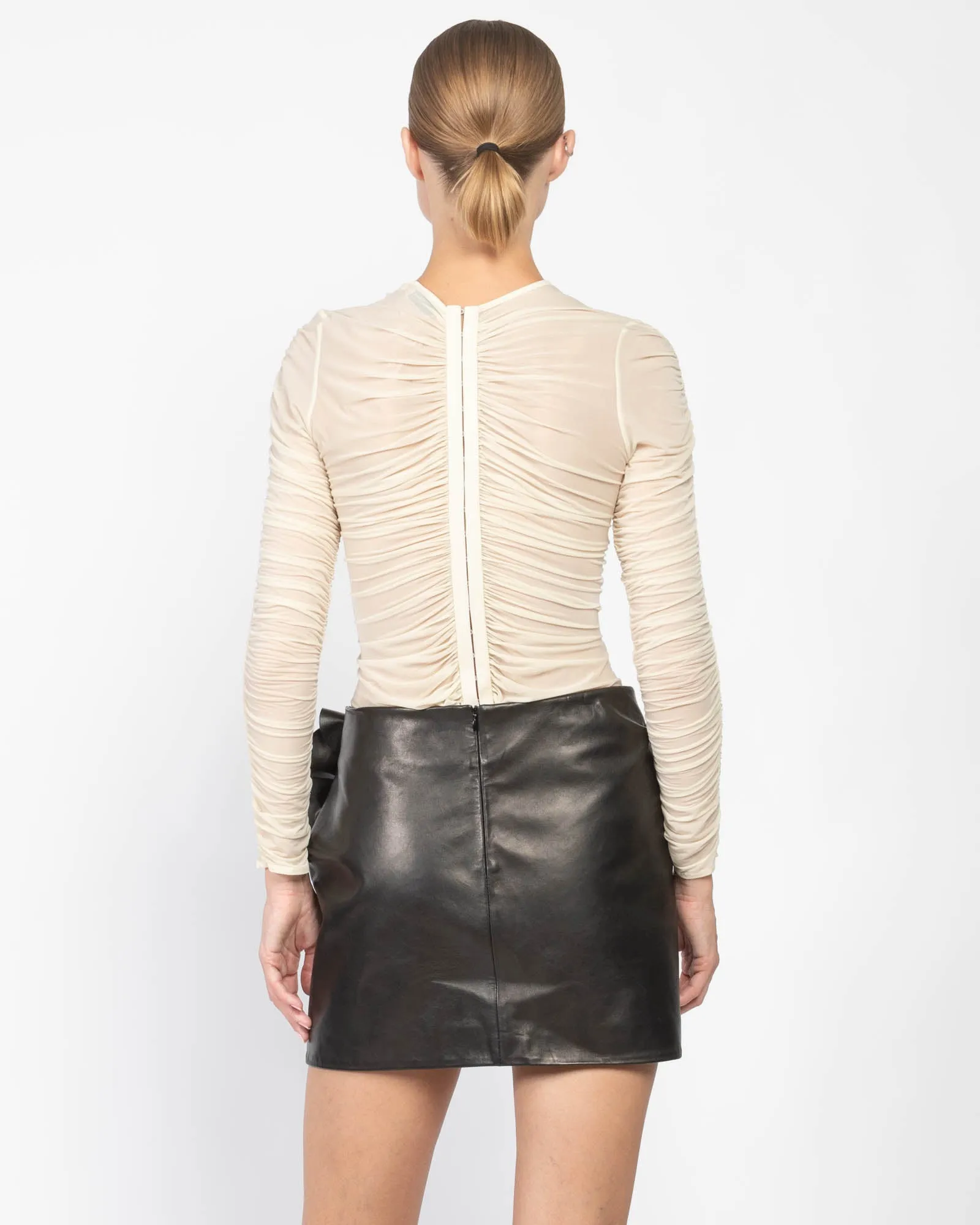 Sheer Ruched Blouse sold by TNT Fashion product image thumbnail 3