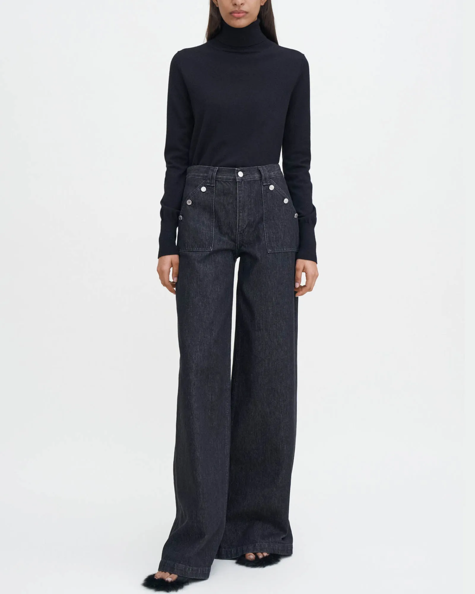 Loose Button Jeans sold by TNT Fashion product image thumbnail 2