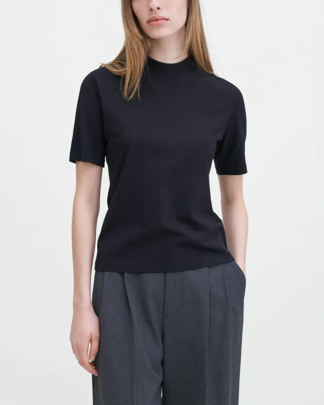 Mock Neck Tee sold by TNT Fashion