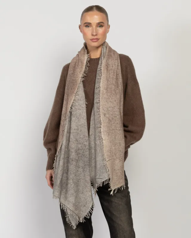 Bicolor Cashmere Scarf sold by TNT Fashion