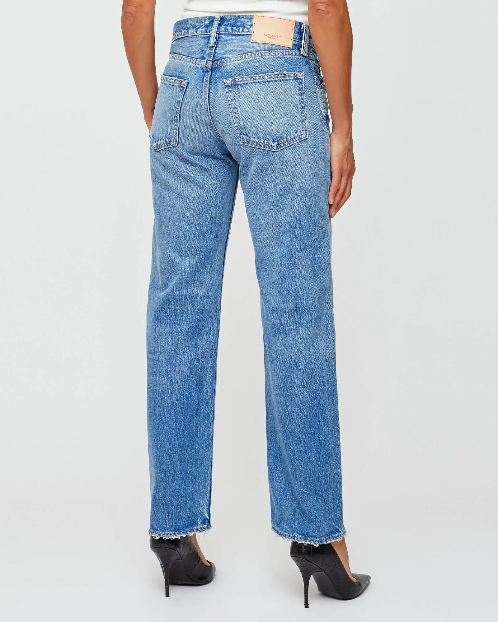 Cheval Straight Low-Rise Jeans sold by TNT Fashion product image thumbnail 2