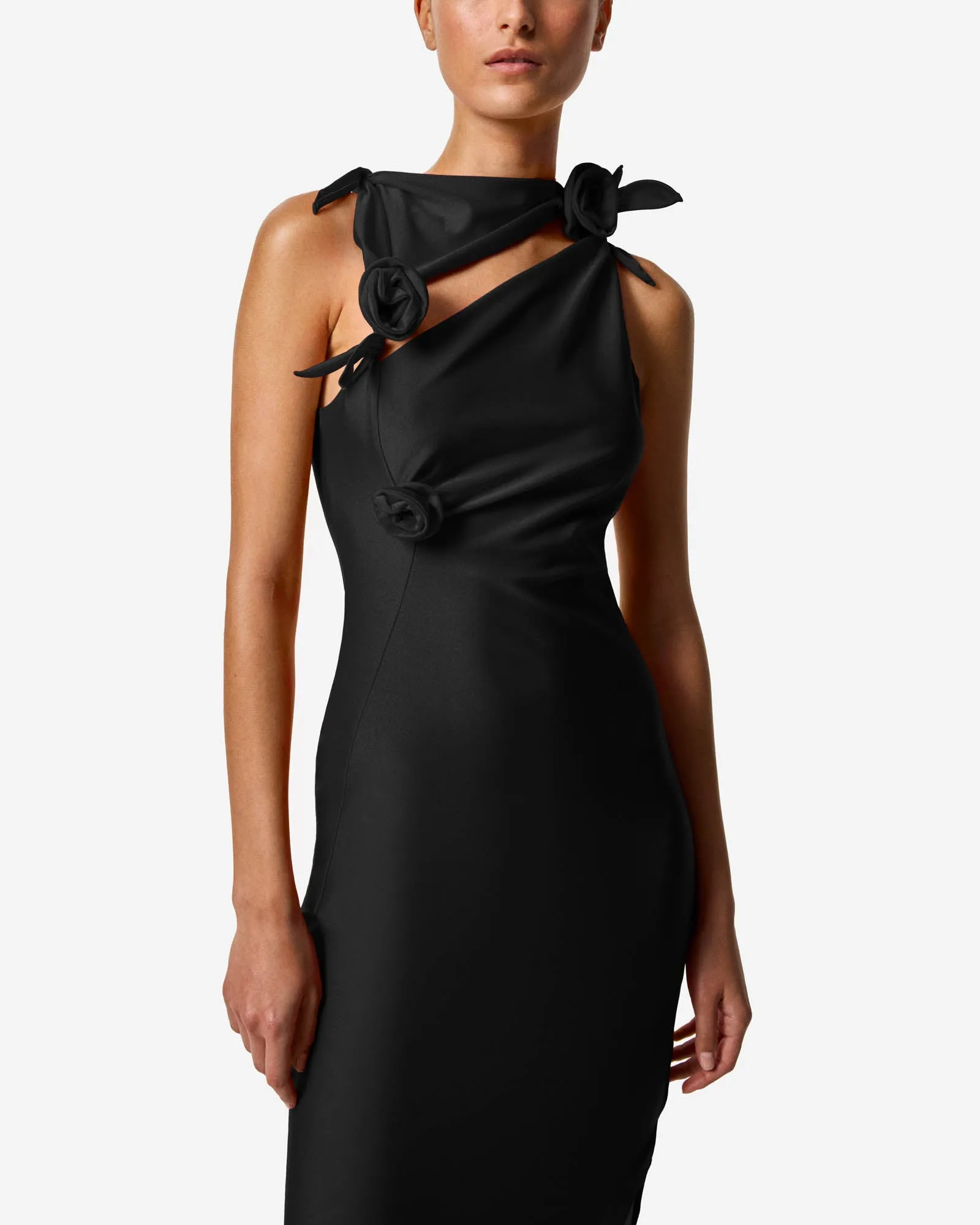 Asymmetrical Flower Gown sold by TNT Fashion product image thumbnail 4