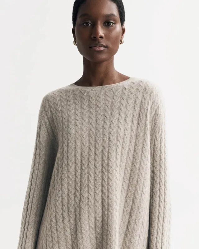 Oversized Cable Knit Sweater sold by TNT Fashion