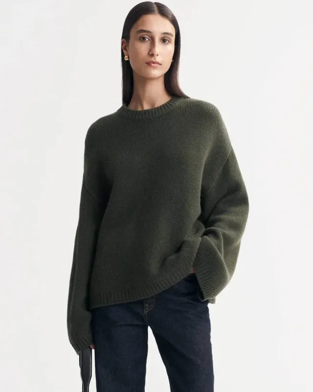 Chunky O-Neck Sweater sold by TNT Fashion