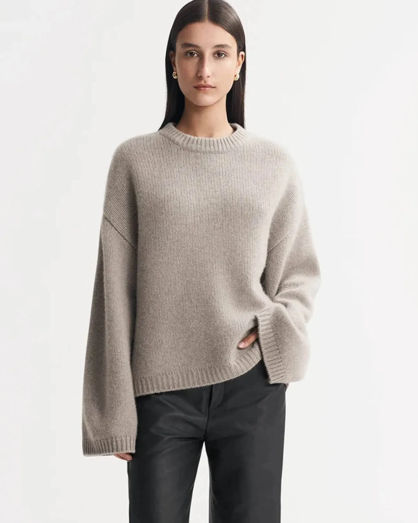 Chunky O-Neck Sweater sold by TNT Fashion