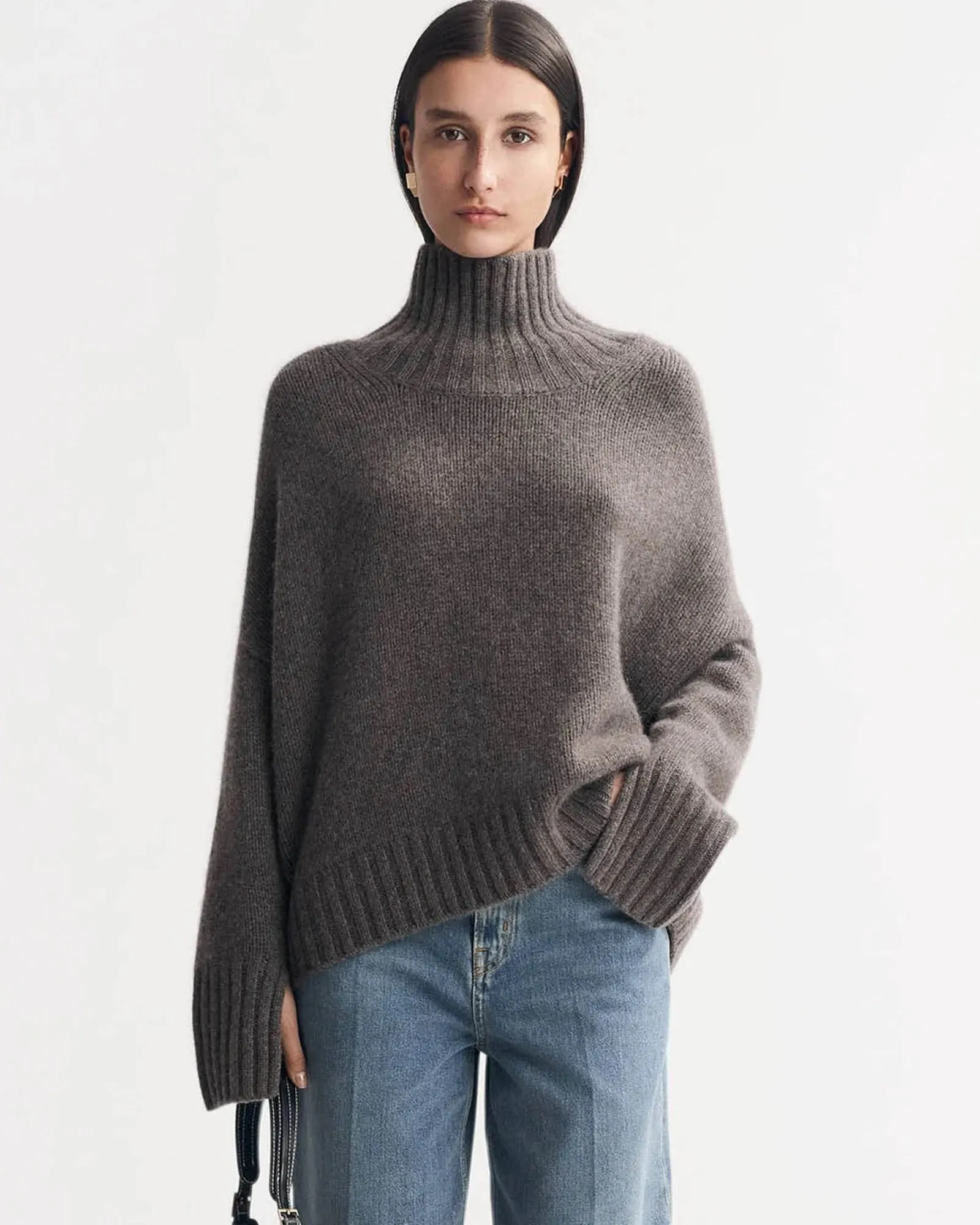 Girlfriend Turtleneck Sweater sold by TNT Fashion
