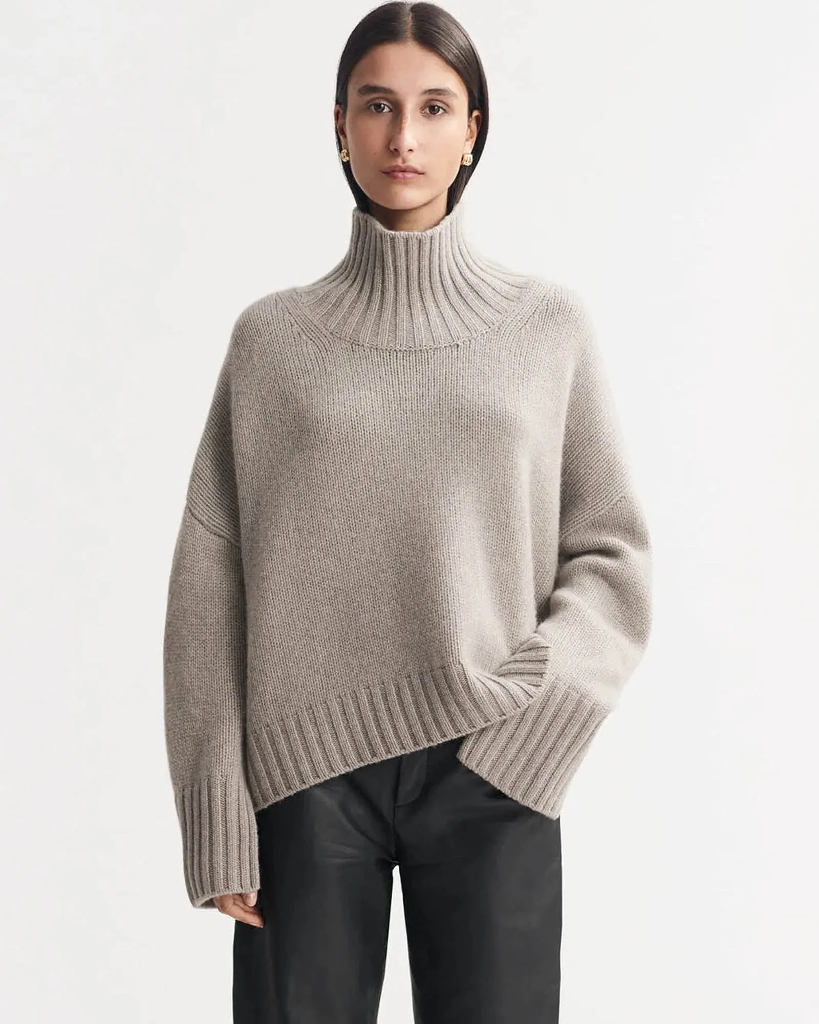 Girlfriend Turtleneck Sweater sold by TNT Fashion