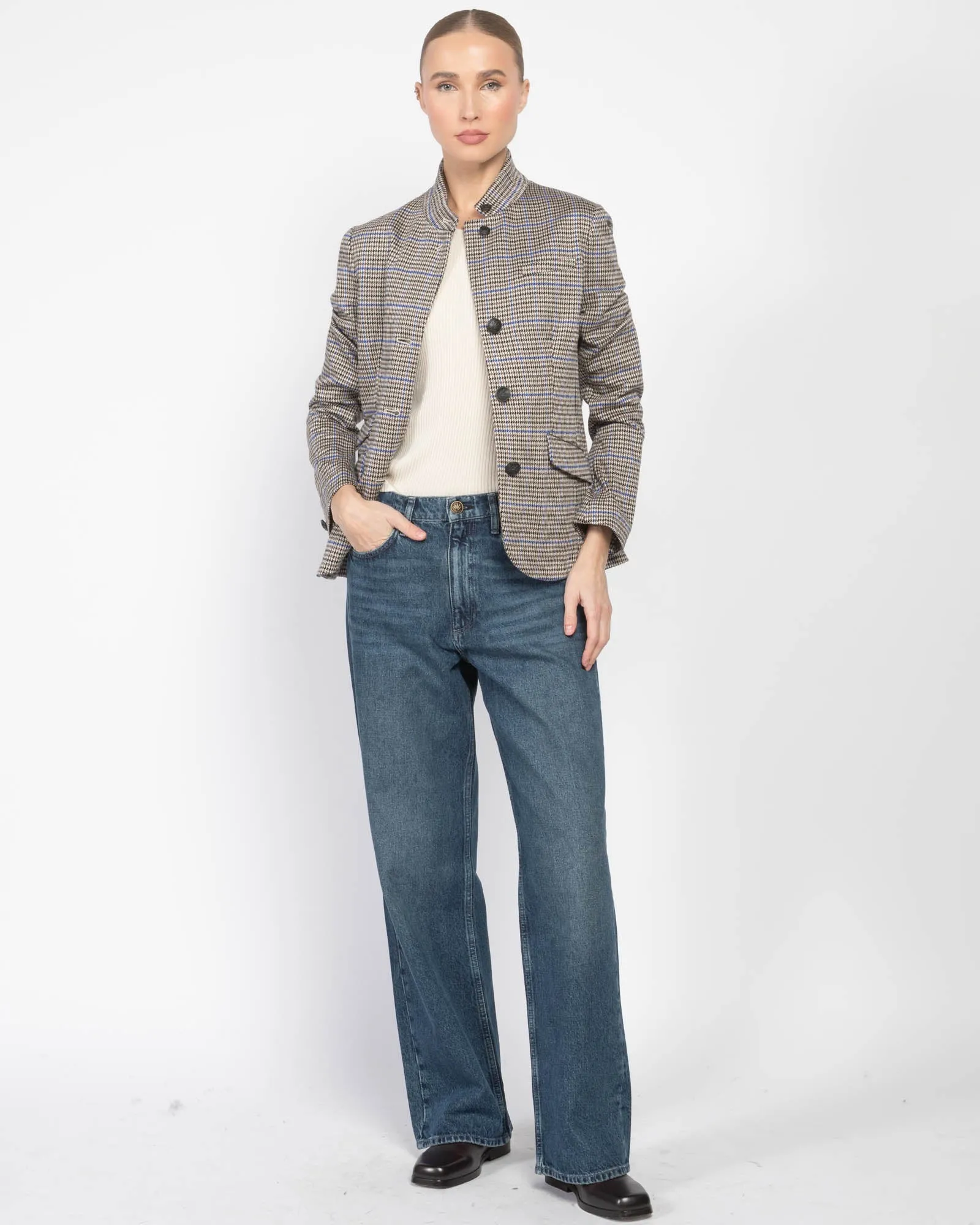 Slade Plaid Blazer sold by TNT Fashion product image thumbnail 2