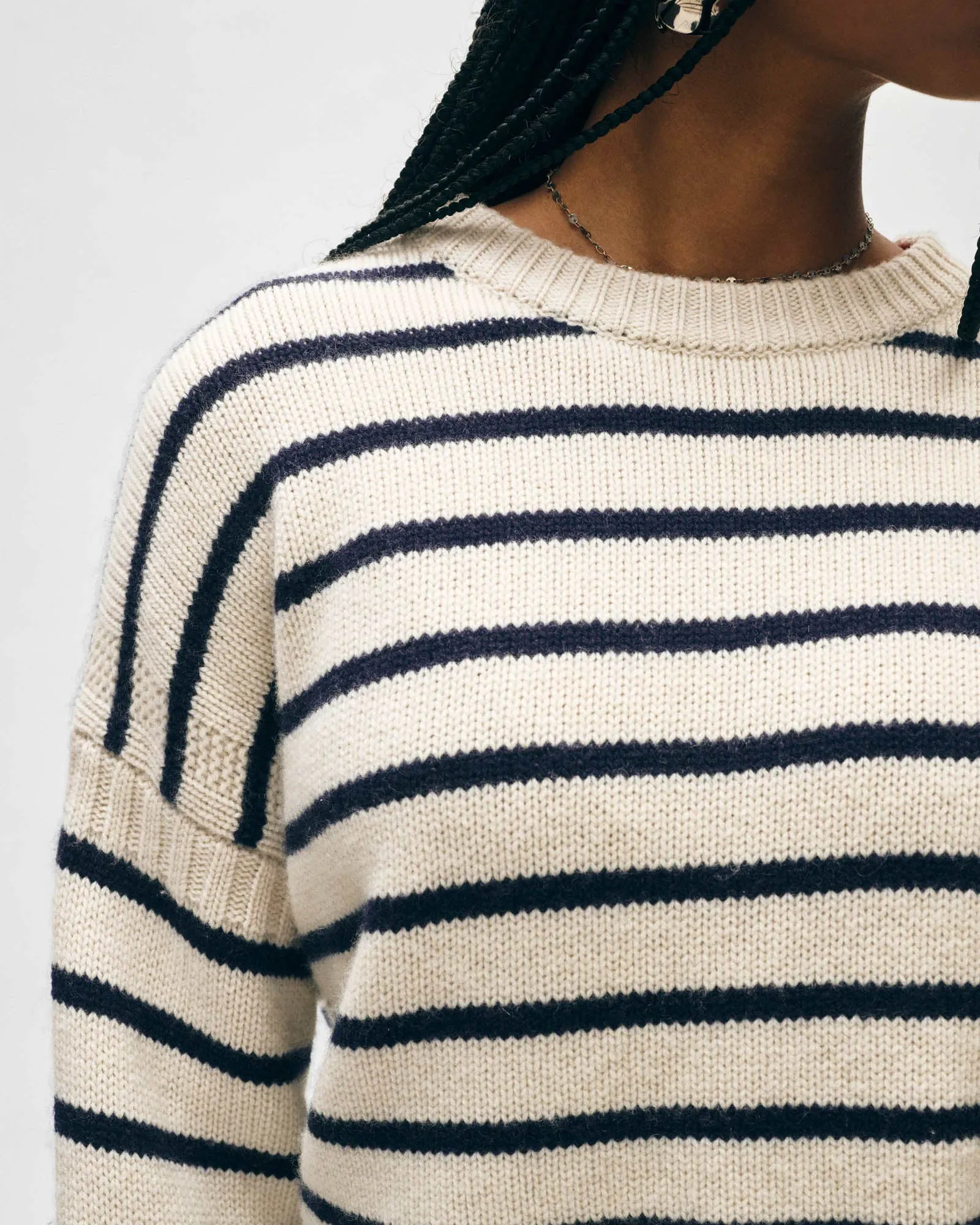 Stripe Crewneck sold by TNT Fashion product image thumbnail 4