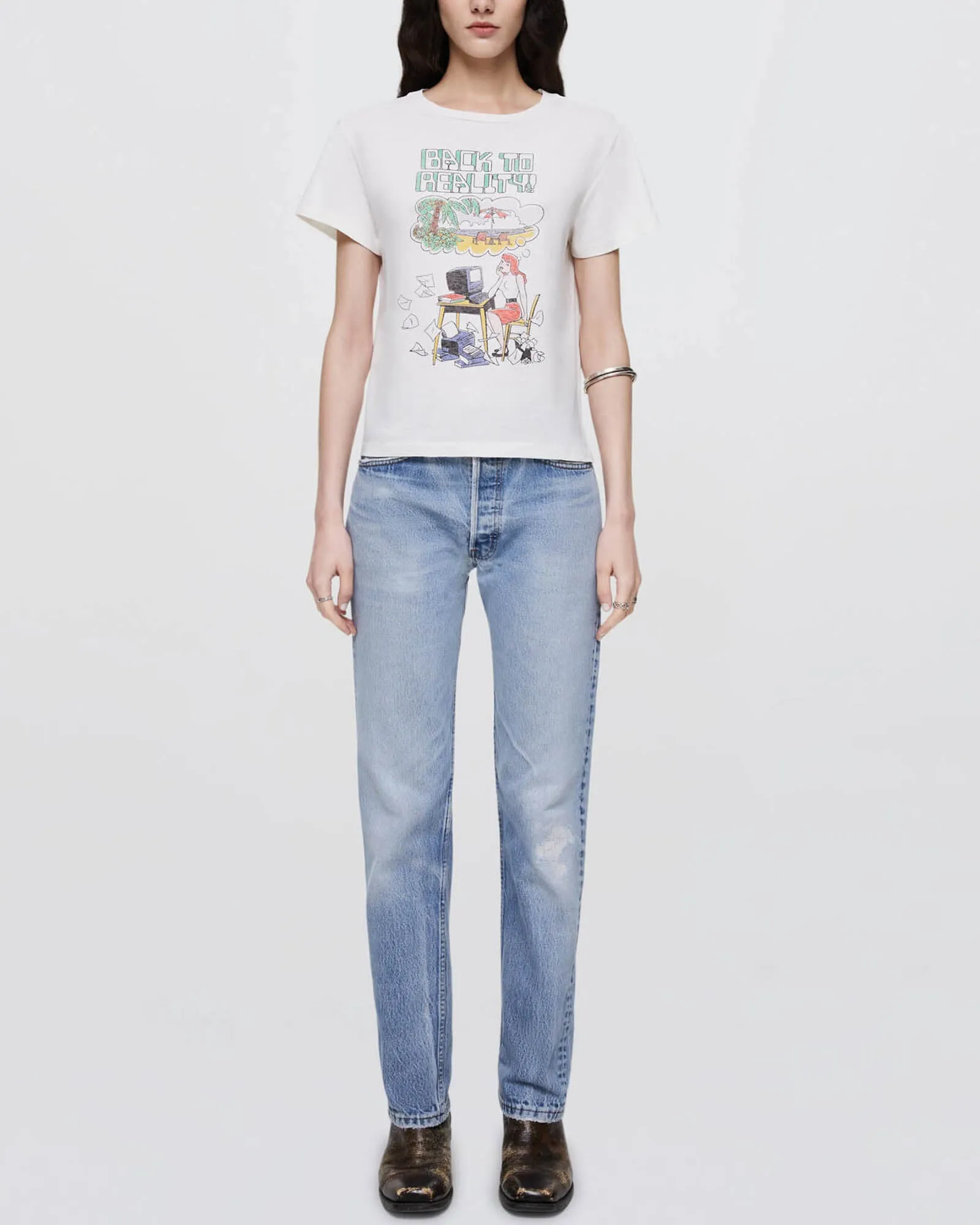 Back To Reality Classic Tee sold by TNT Fashion product image thumbnail 2