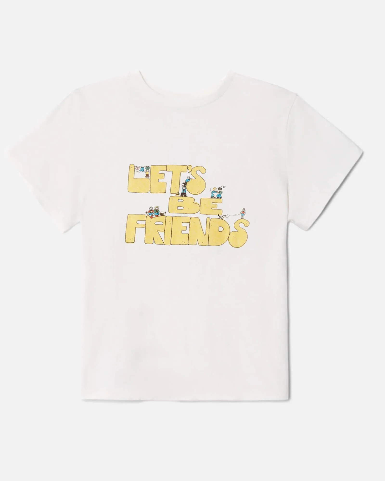 Let's Be Friends Classic Tee sold by TNT Fashion product image thumbnail 4