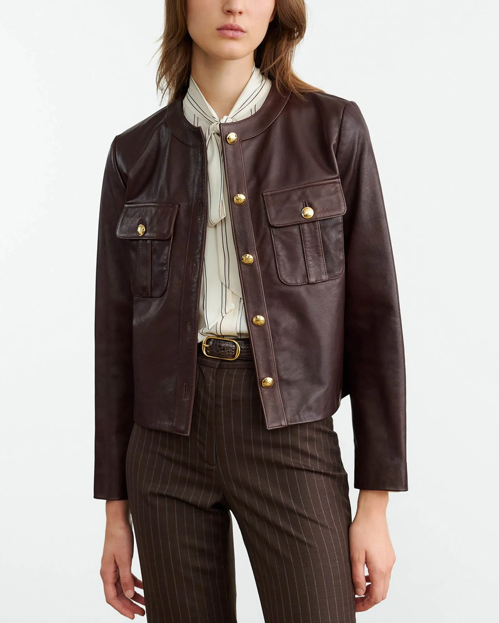 Kitra Leather Jacket sold by TNT Fashion