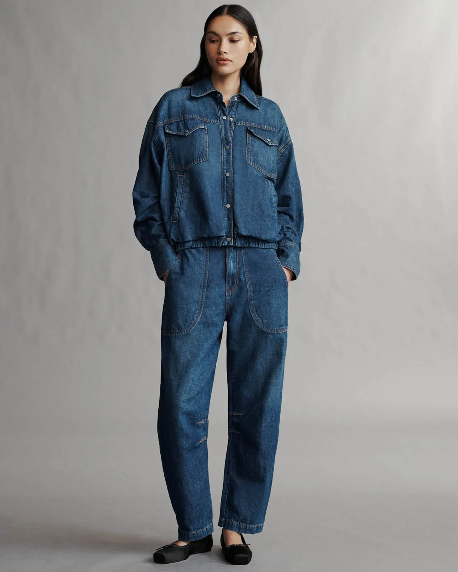 Denim Bubble Jacket sold by TNT Fashion product image thumbnail 2