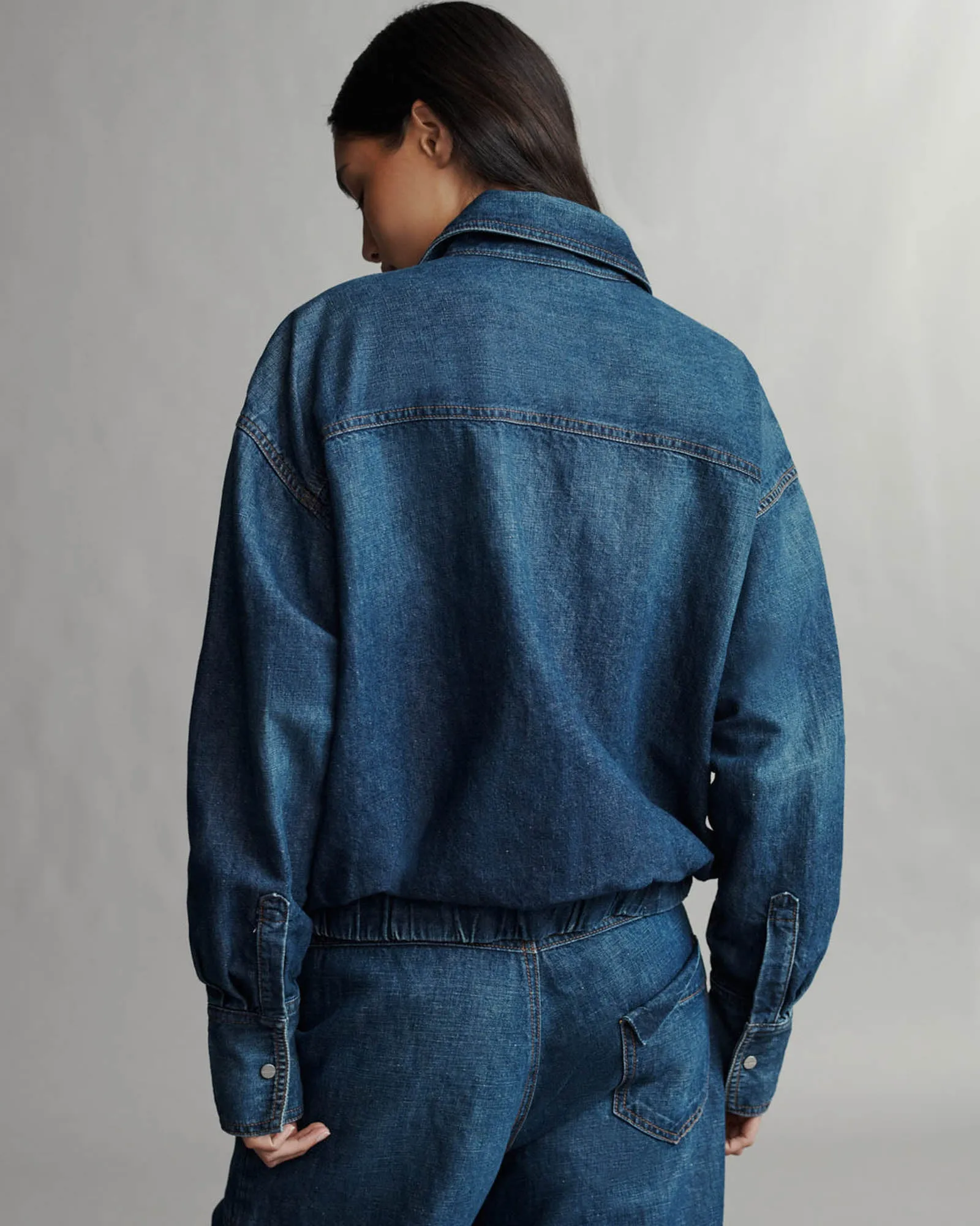 Denim Bubble Jacket sold by TNT Fashion product image thumbnail 3