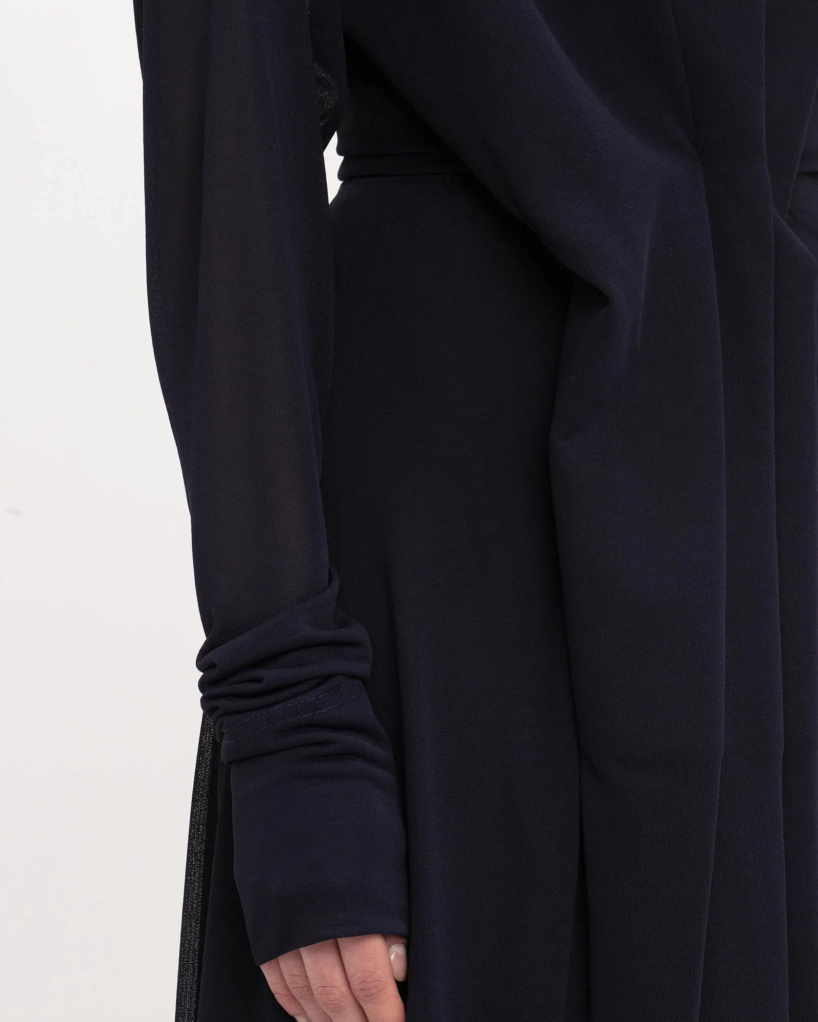 Long Sleeve Drape Gown sold by TNT Fashion product image thumbnail 5