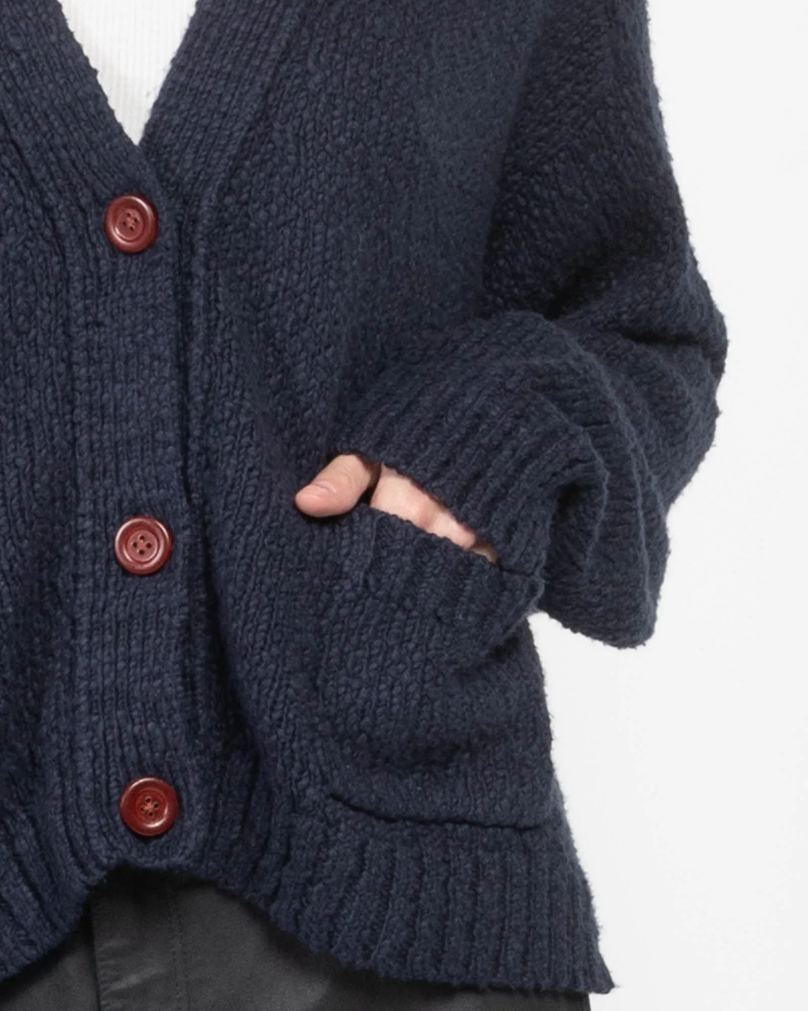 Crop V-Neck Cardigan sold by TNT Fashion product image thumbnail 5